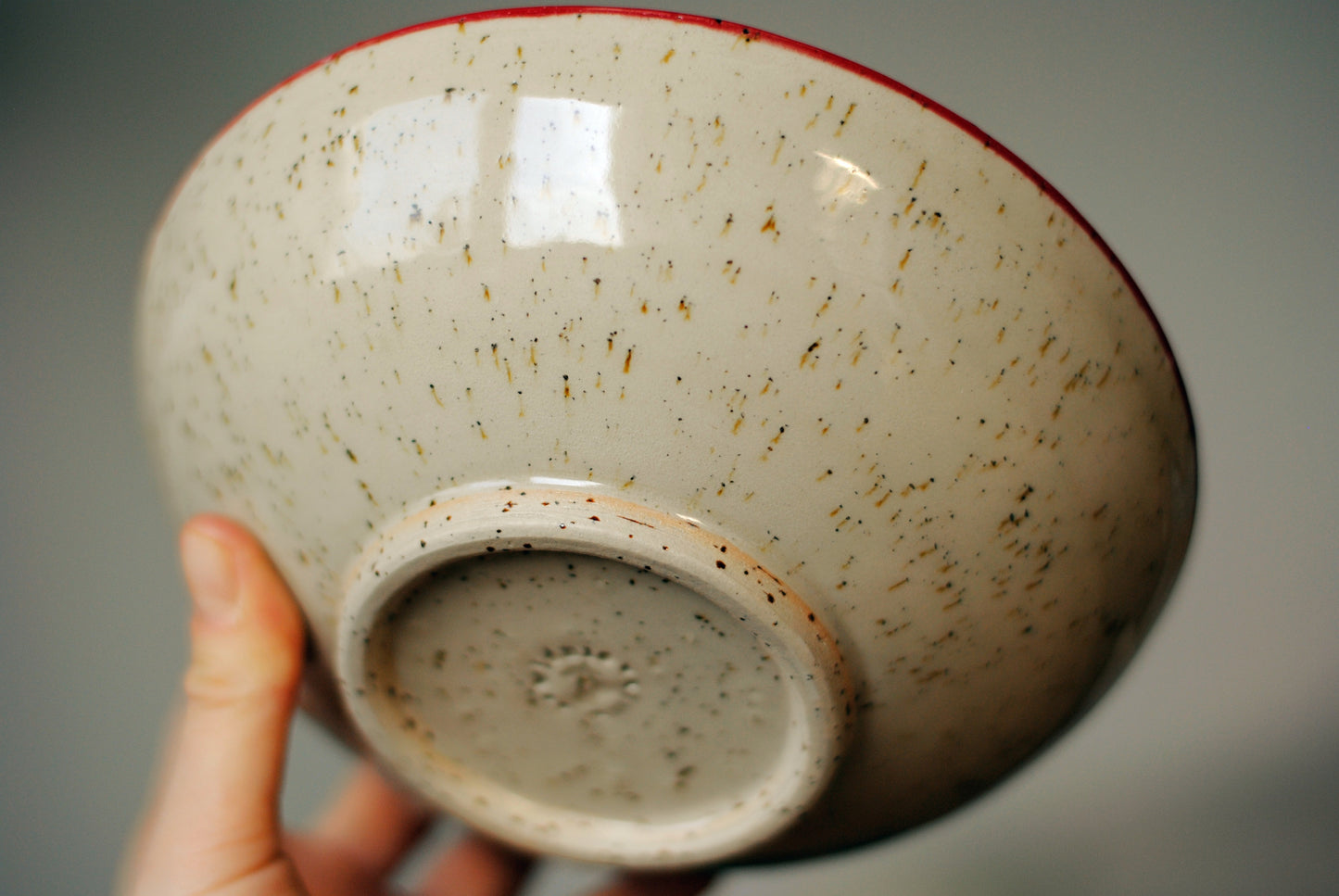 Miska wiśnie malowana